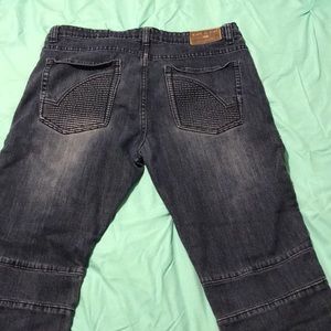Dark denim jean